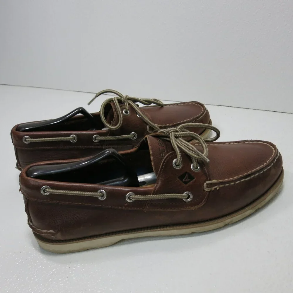 Sperry Top-Sider Nubuck Leather Boat Deck Shoes Men's Footwear Shoe's 10 M